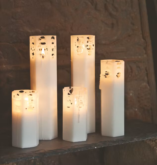 Spindelvävsljus (3 olika storlekar)
