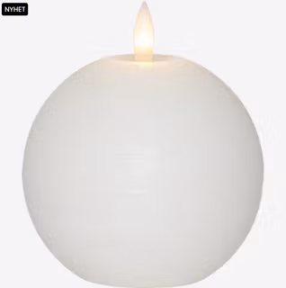 LED Blockljus Flamme Rustic