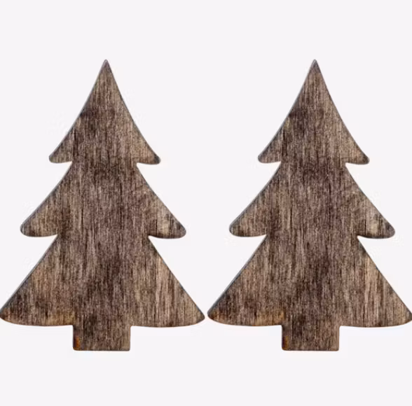 2-pack Ljusmanschett Brun gran