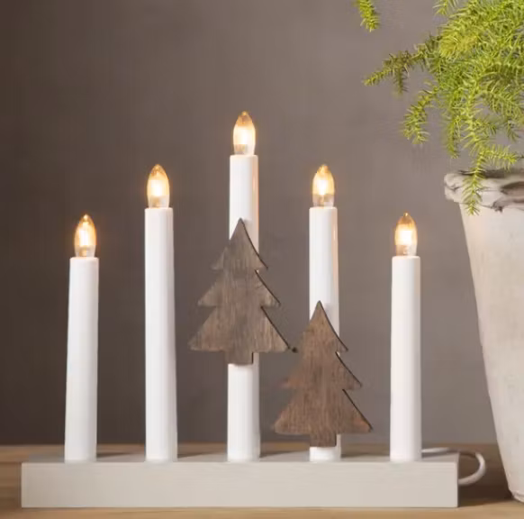 2-pack Ljusmanschett Brun gran