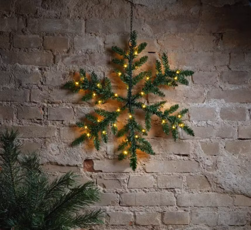 Krans Snowflake 63cm