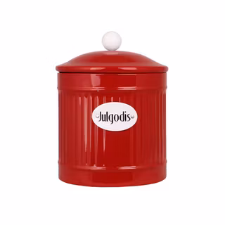 Plåtburk Hugo Pepparkakor Röd