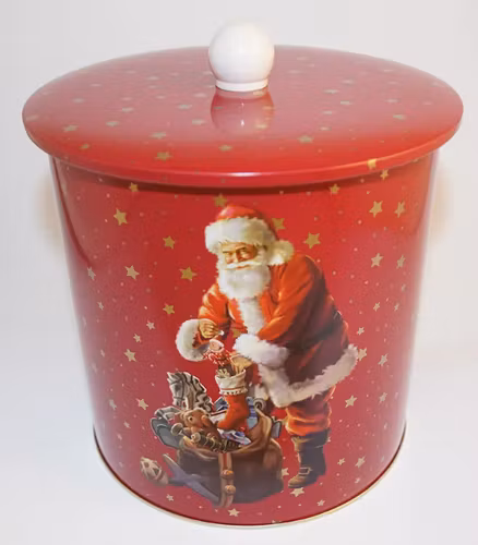 Plåtburk Xmas 17cm