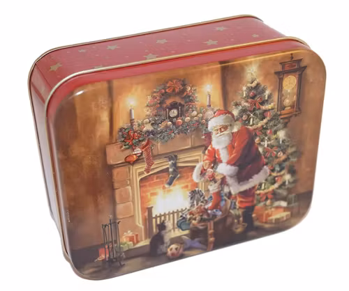 Plåtburk Xmas 15*11cm