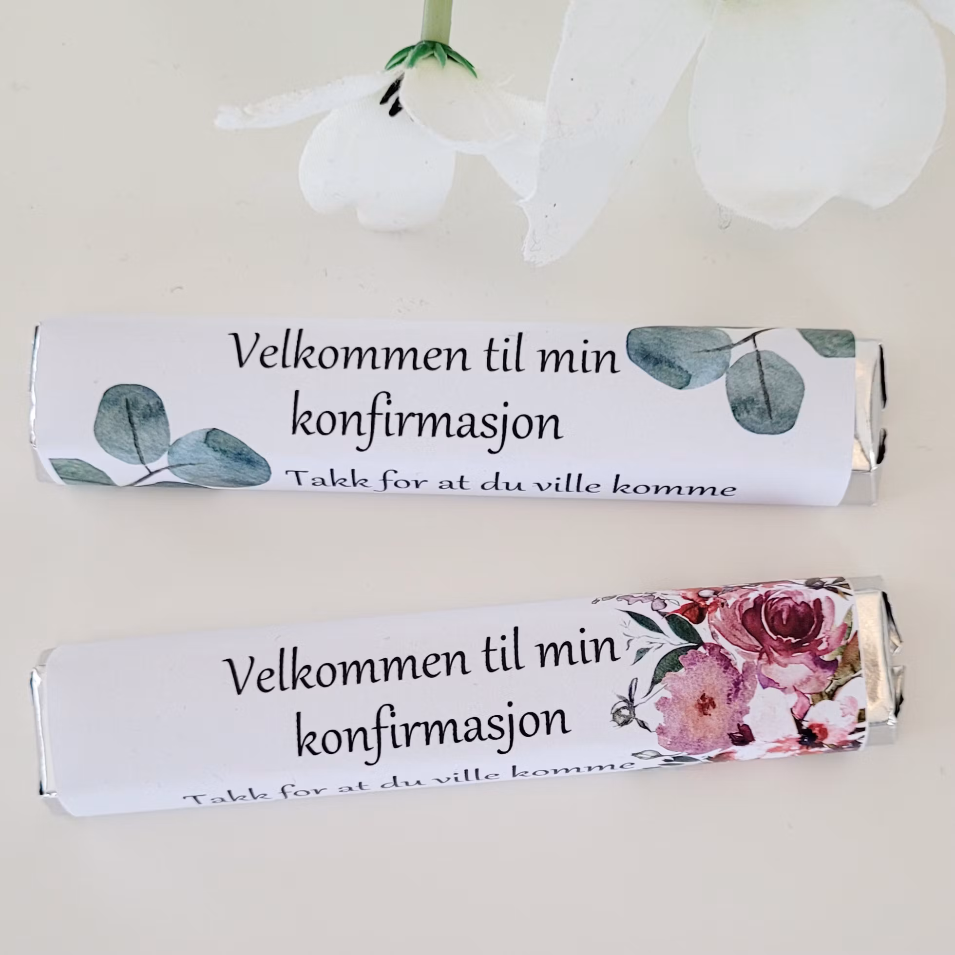 Kinder Maxi etiketter