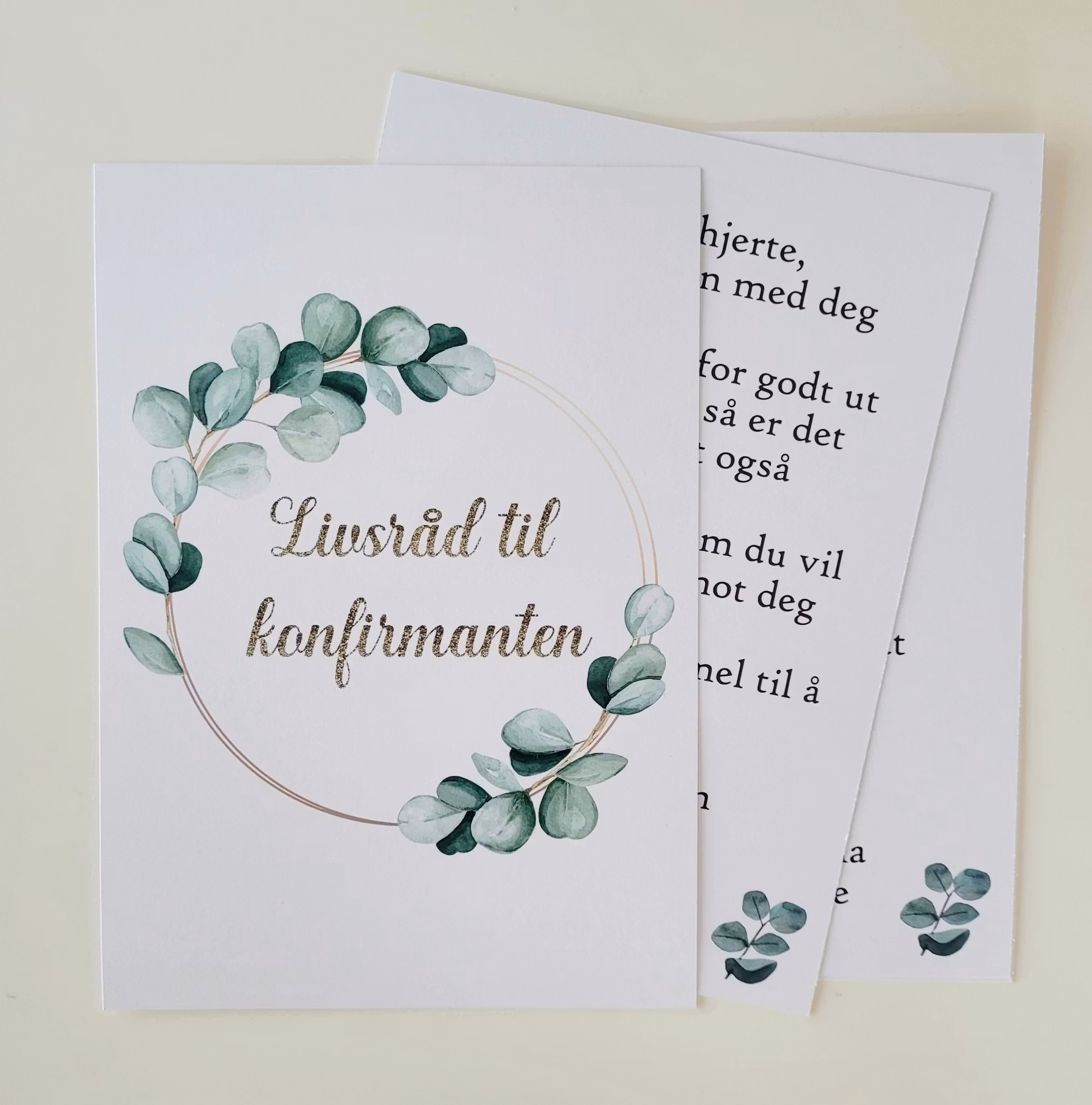 Livsråd til konfirmanten