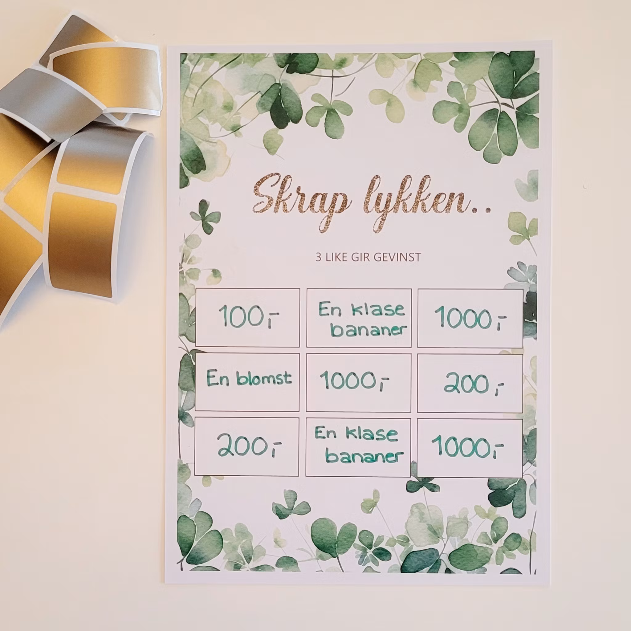 Skrap lykken..
