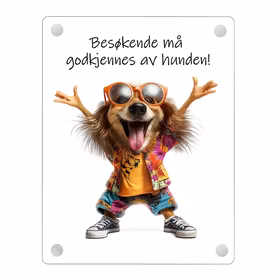 Besøkende må godkjennes av hunden!