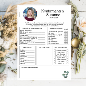 Spådom - konfirmasjon, ditt bilde