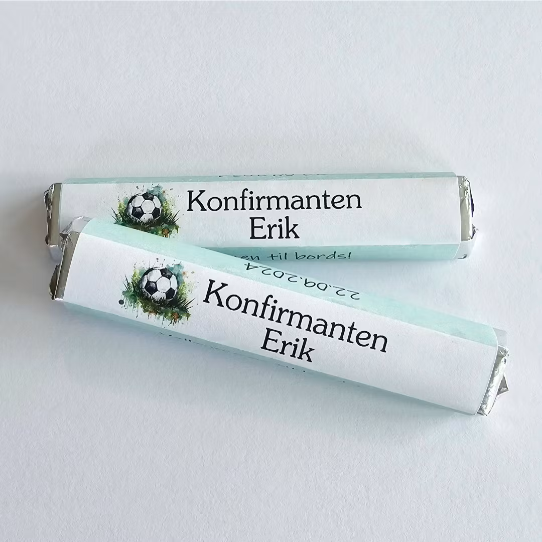 Fotball - konfirmasjonsark