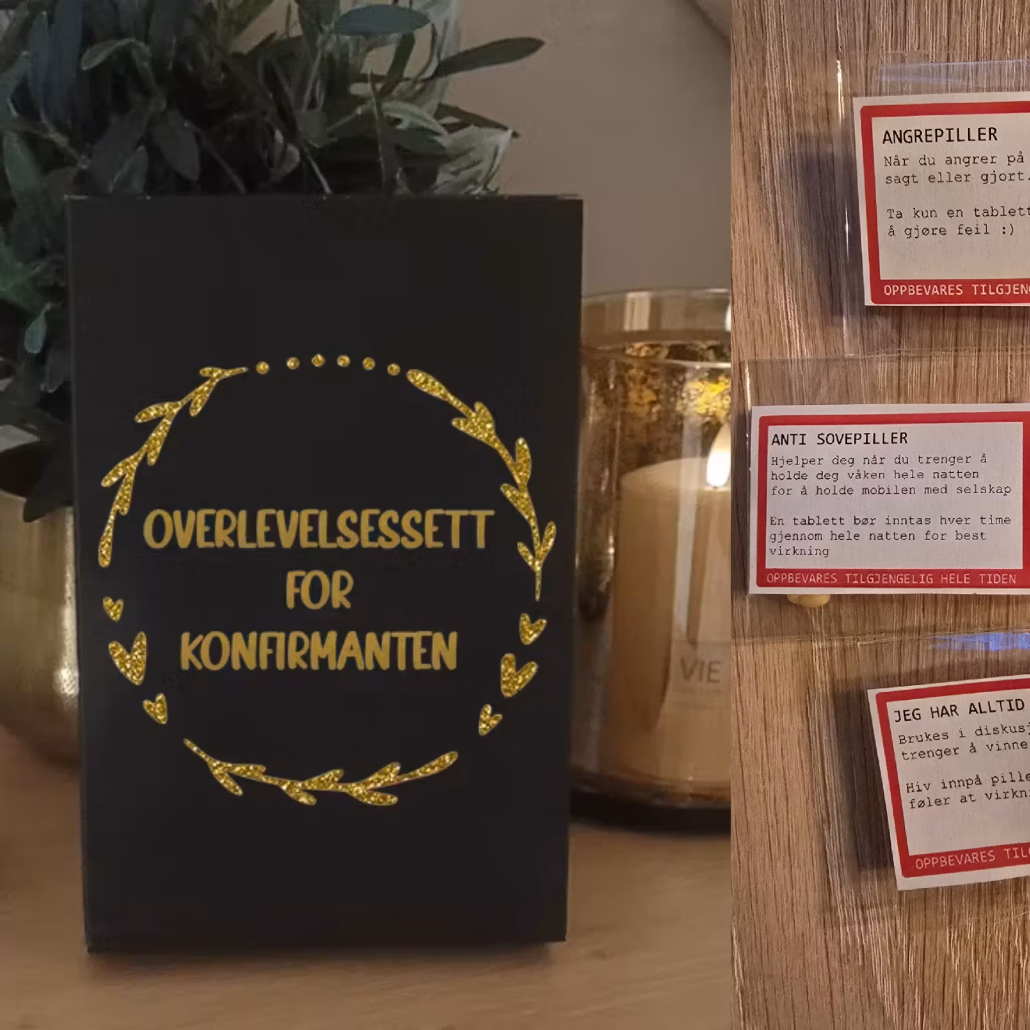 Overlevelsessett for konfirmanten