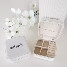 Smykkeskrin m/ navn (velg farge)