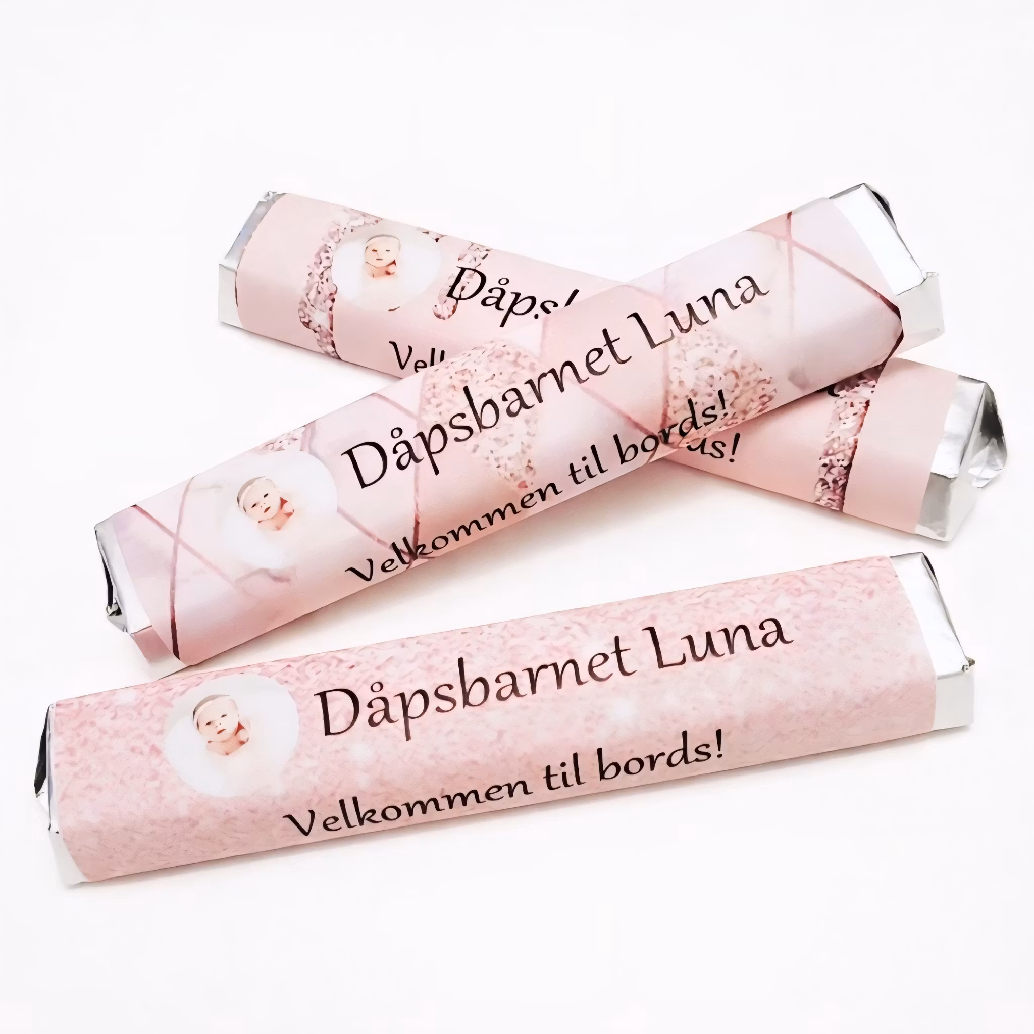 Kinder Maxi etiketter, rosamix