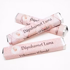 Kinder Maxi etiketter, rosamix