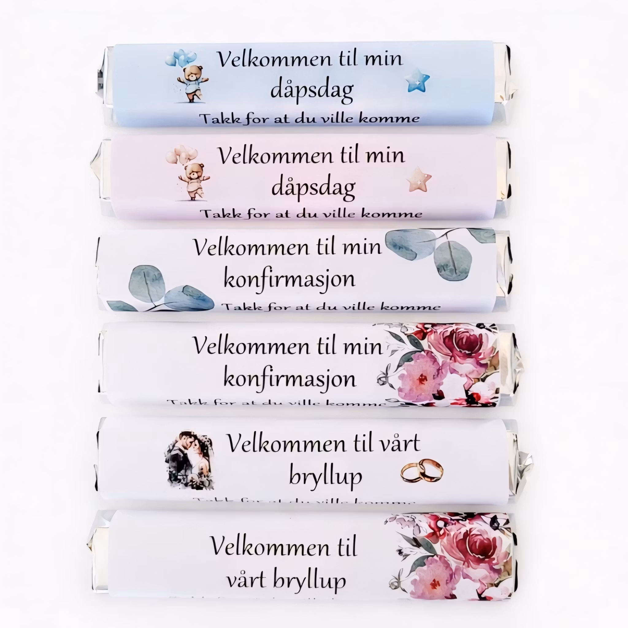 Kinder Maxi etiketter