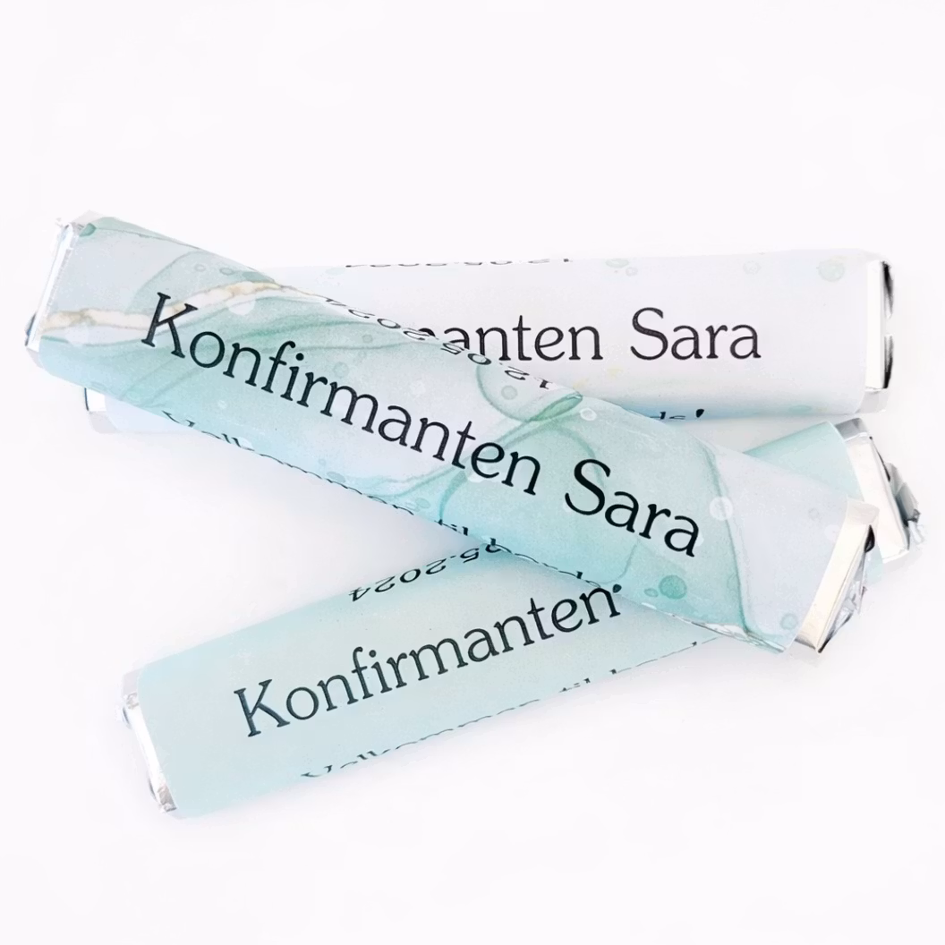 Kinder Maxi etiketter, grønnmix