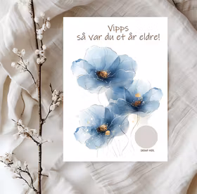 Blå blomst