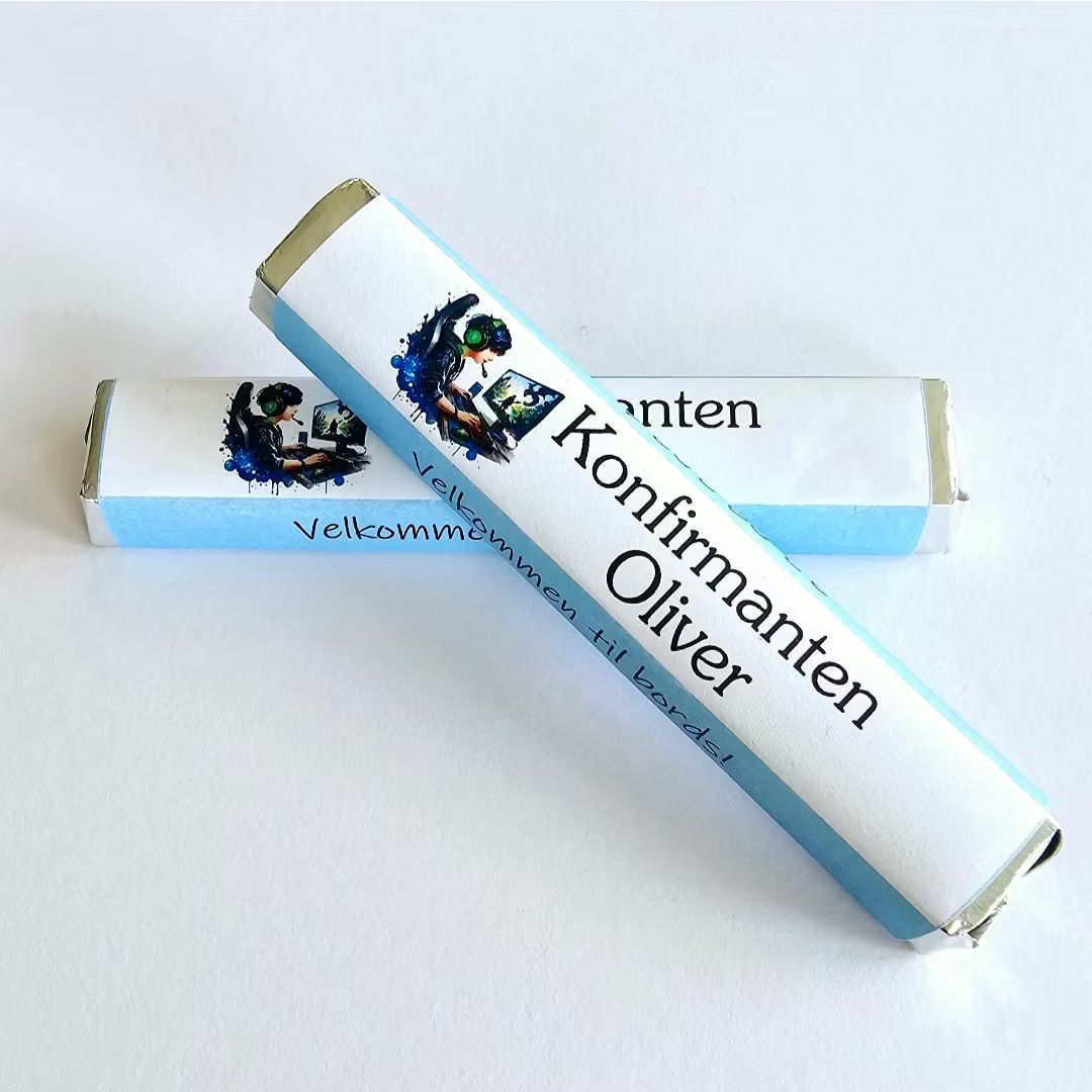 Gaming - konfirmasjonsark