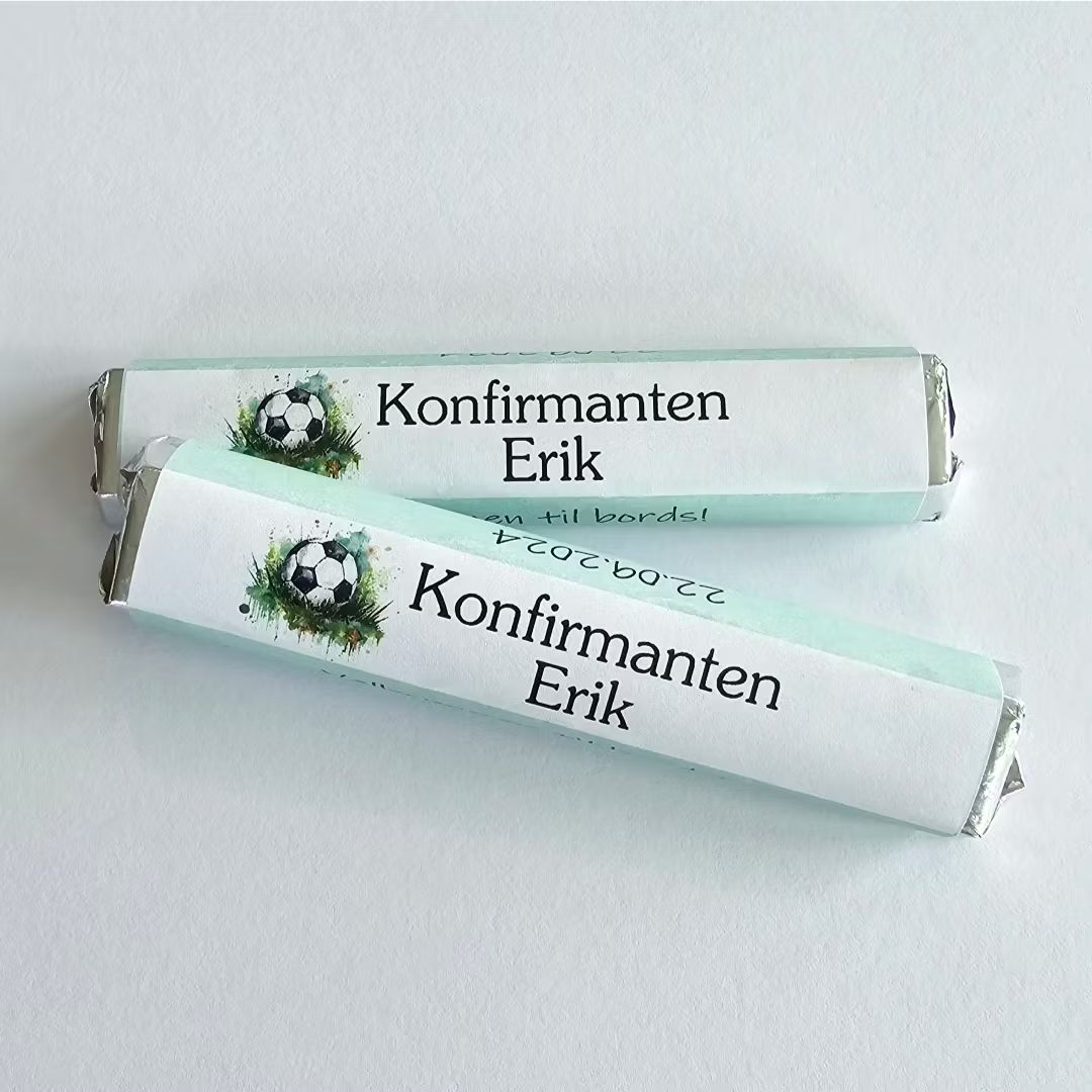 Fotball - konfirmasjonsark