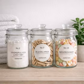 Stickers til vaskerommet