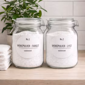 Etikettserie til vaskerommet