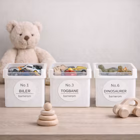 Etikettserie til barnerommet