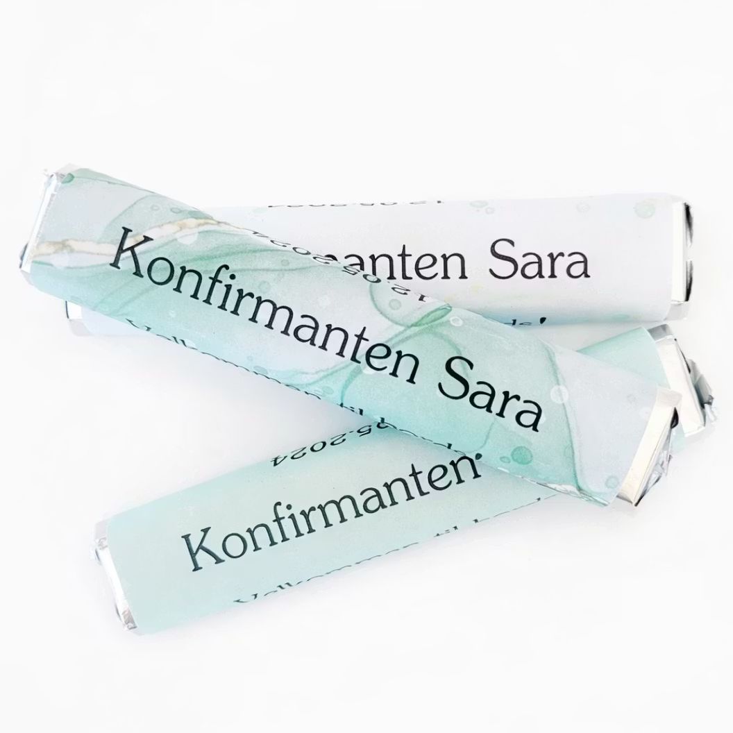 Kindermaxi etiketter (velg farge)