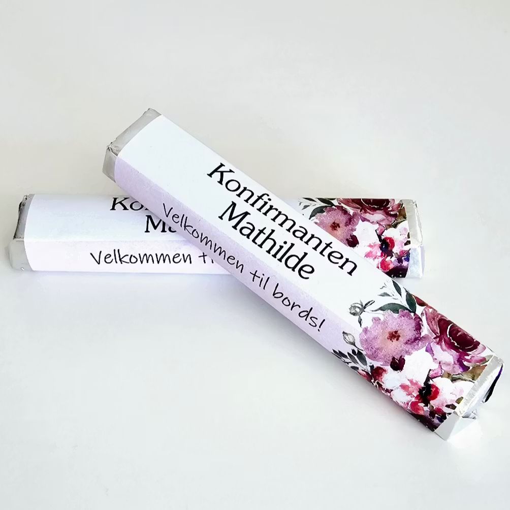 Blomst - Kinder Maxi etiketter