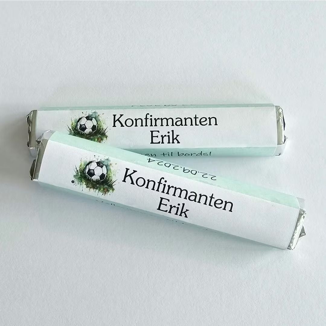 Fotball - Kinder Maxi etiketter