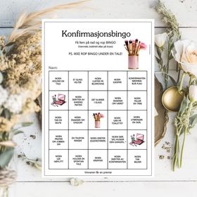Makeup - konfirmasjonsbingo