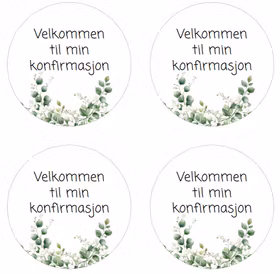 Velkommen til min konfirmasjon