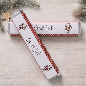 Kinder Maxi etiketter, julemotiv (12 stk)