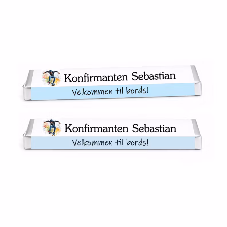 Skater - konfirmasjonsark