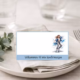 Bordkort - Danser (10 stk)