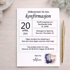 Chill vibes - invitasjon