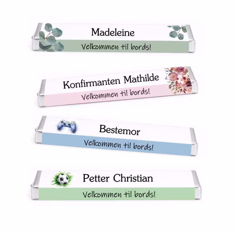 Kinder Maxi som bordkort