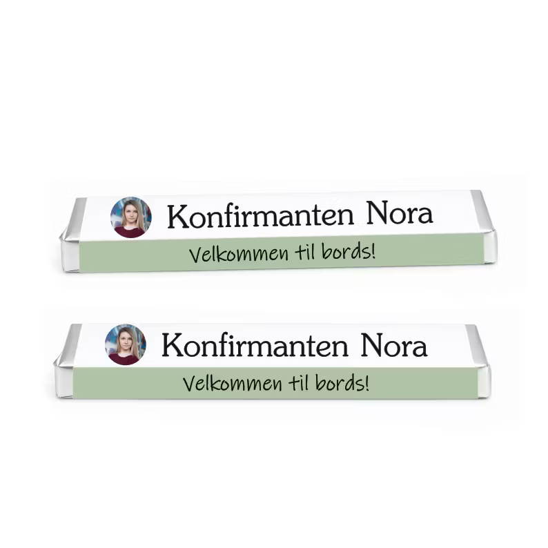 Konfirmasjonsark - Valgfritt bilde