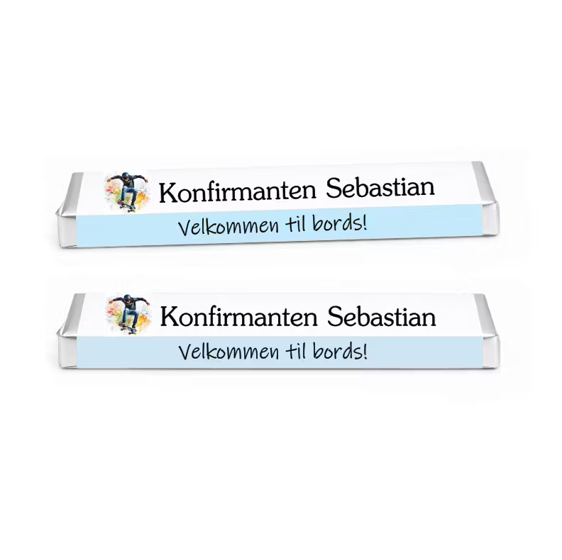 Konfirmasjonsark - Skater