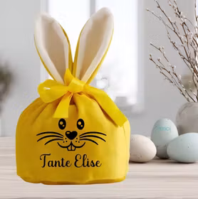 Påskepose (stor), gul