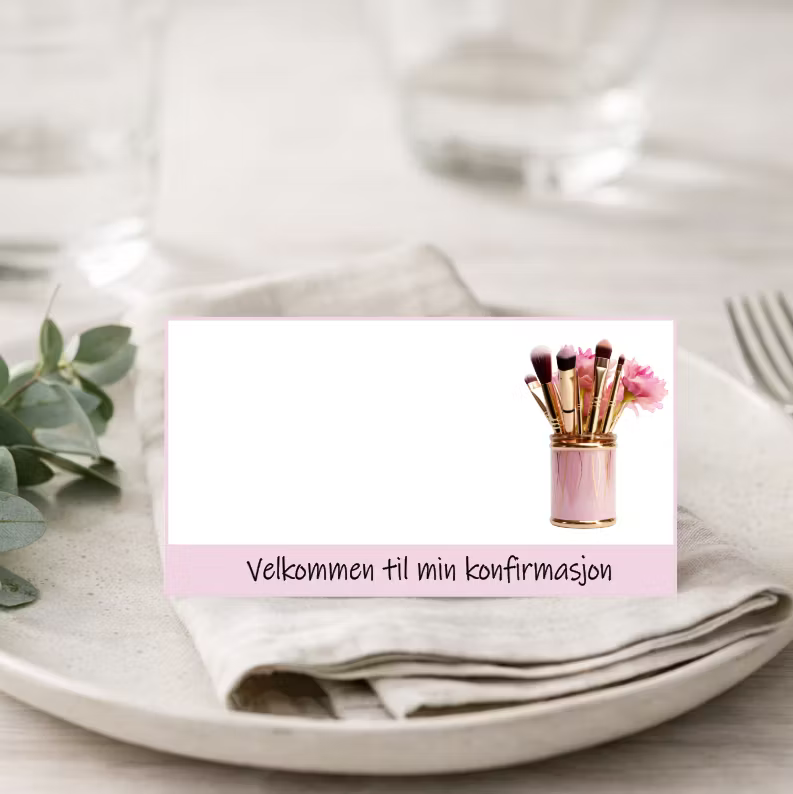 Bordkort (10 stk) - velg design