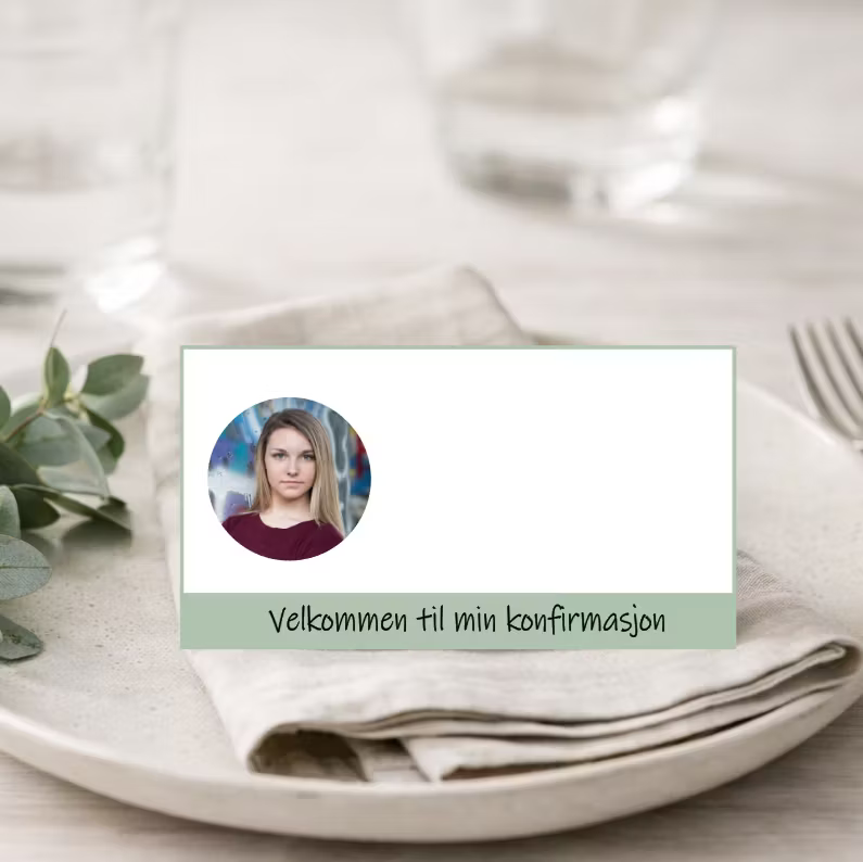 Bordkort (10 stk) - velg design