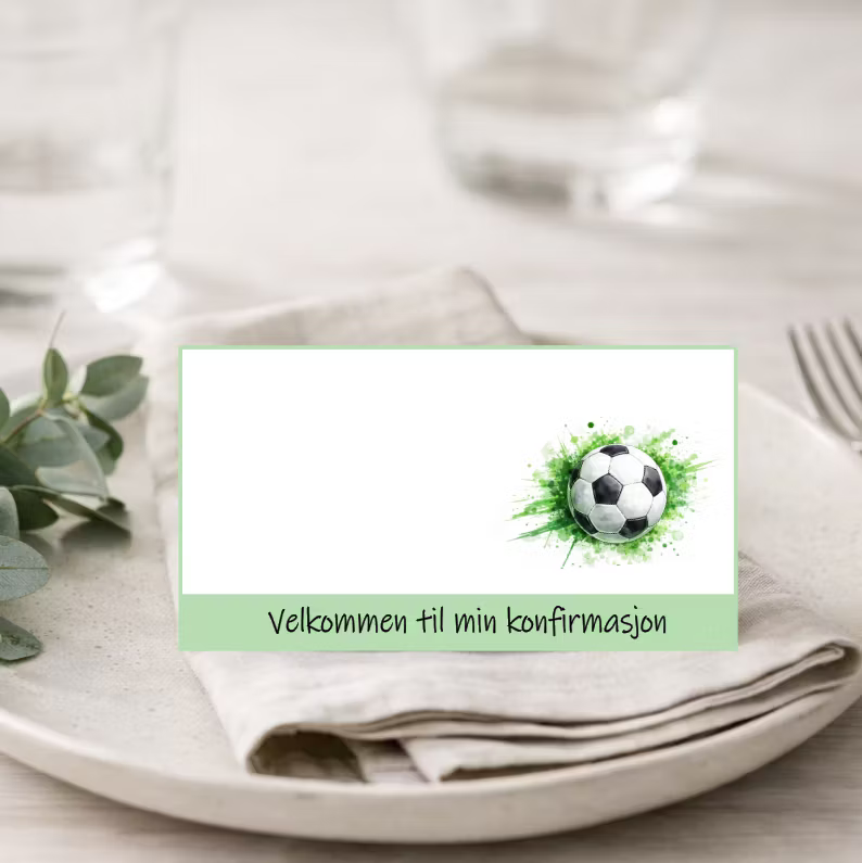 Bordkort (10 stk) - velg design