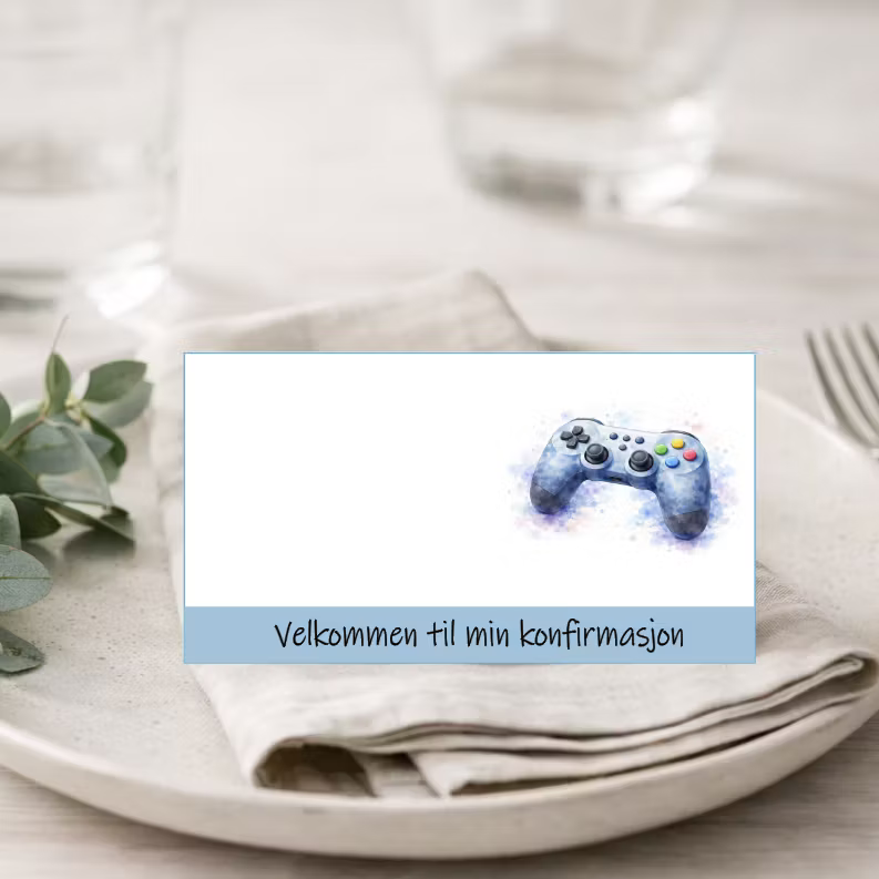 Bordkort (10 stk) - velg design