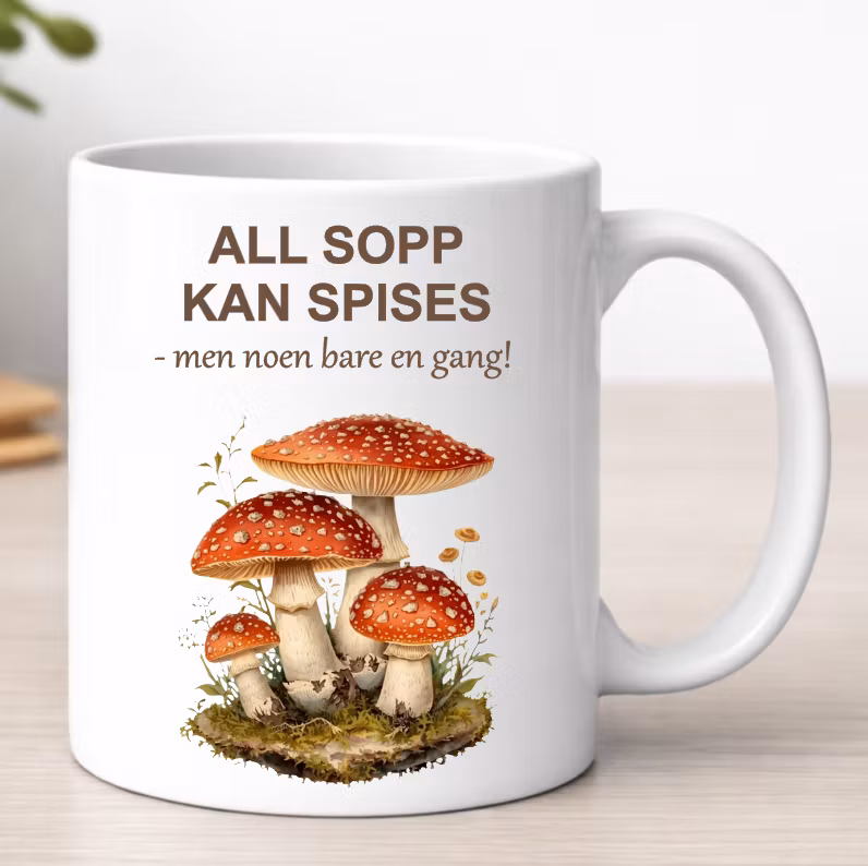 All sopp kan spises, kopp
