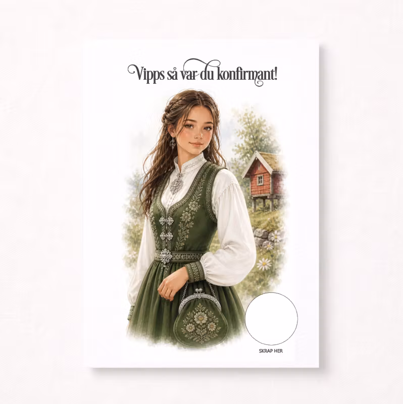 Skrapekort - Rikke