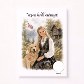 Skrapekort - Wilma