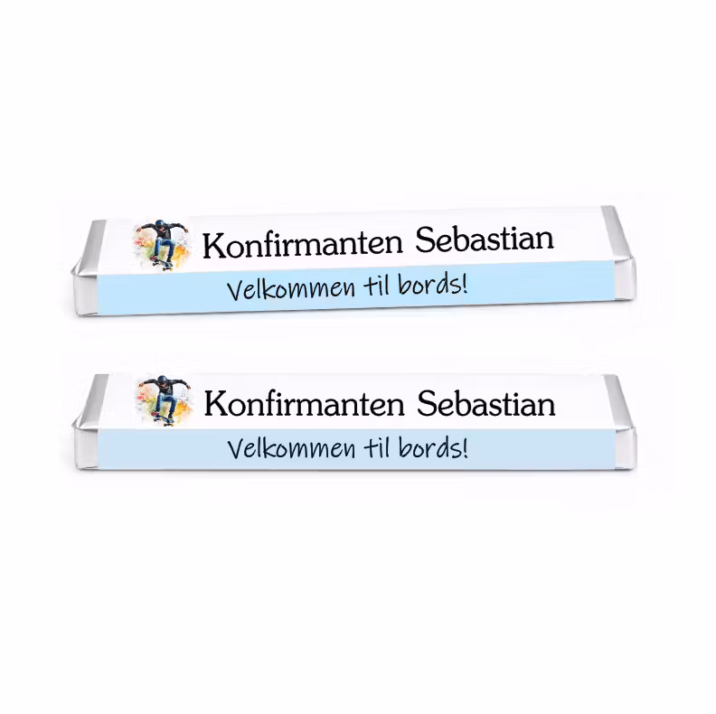 Konfirmasjonsark - Skater