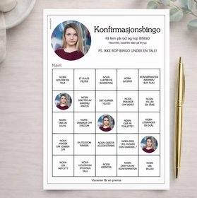 Konfirmasjonsbingo - DITT bilde