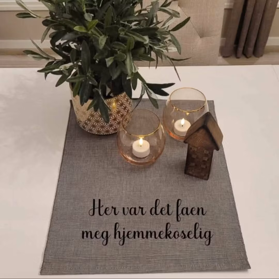 Her var det..