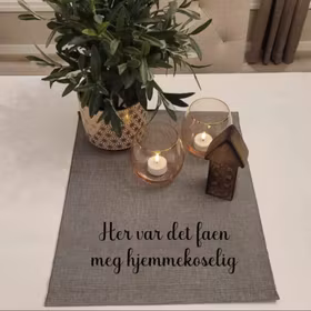 Her var det..